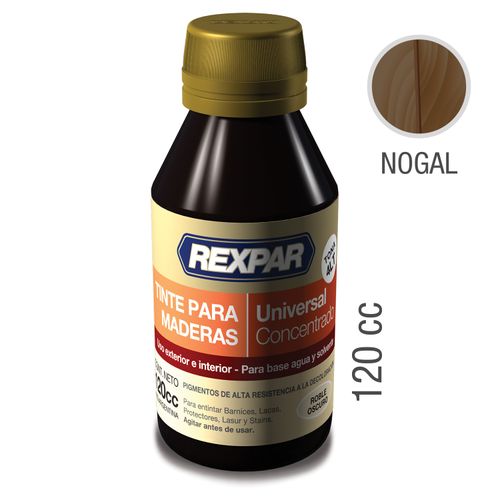 Rexpar Tinte para maderas universal nogal 120 cc - COD: 18444