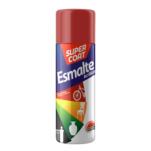 Super Coat spray acrílico rojo bermellón 235 grs - COD: 18392