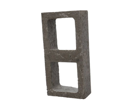 Bloque b20mhq media altura gris liso 19x9x39 (216 - COD:20129