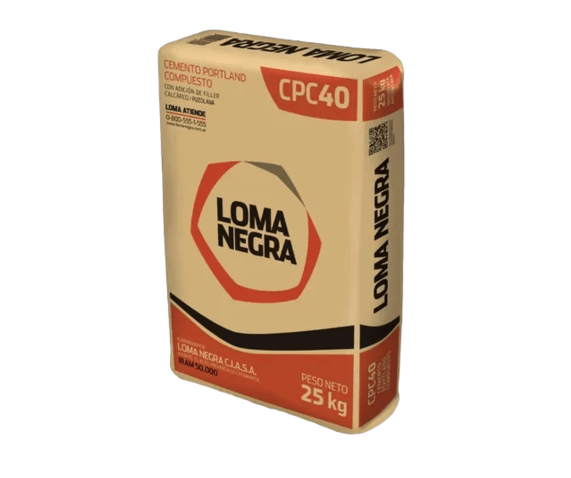 Cemento Loma Negra CPC-40 x 25 kg – COD 20304