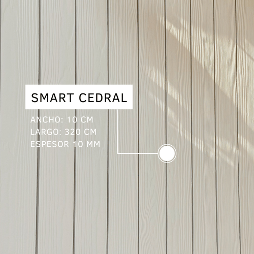 Siding Cedral Smart texturado 10 mm / 0,10 x 3,20 mts