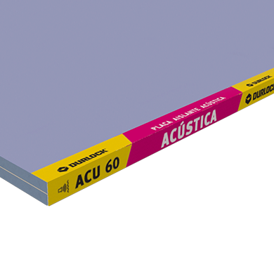 Placa ACU60 Durlock® 12,5 mm / 1,20 x 2,40 mts